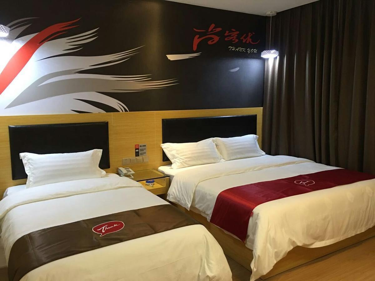 Thank Inn Chain Hotel Hunan Changsha Furong District Railway Station Екстер'єр фото